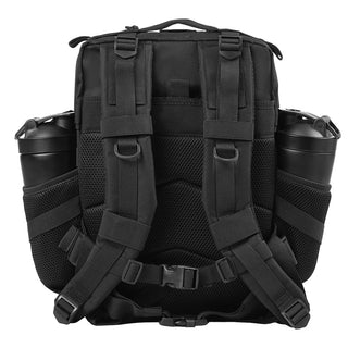 Urban Gym Wear Tactical Backpack 25L - Black - Urban Gym Wear