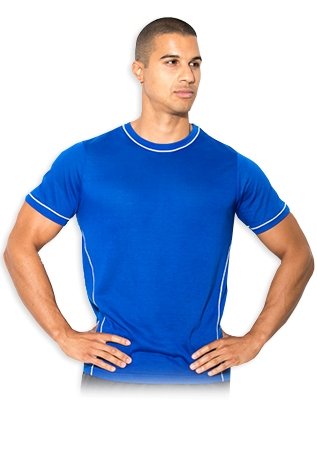 USN Men's Technical T-Shirt - Blue - Urban Gym Wear